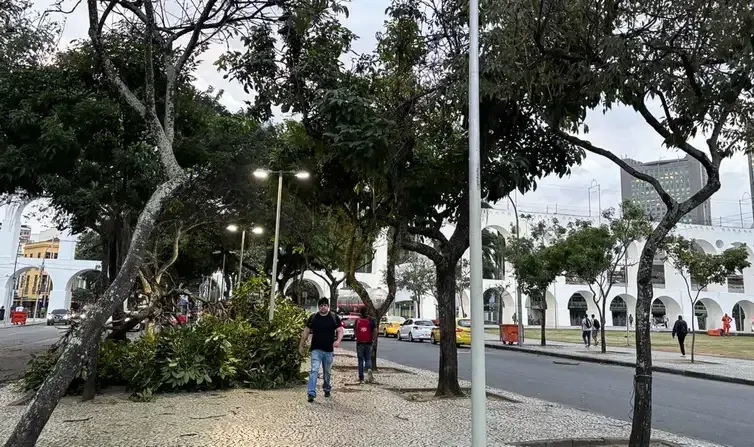 Rio de Janeiro - 29/07/2026 - ventania causa estragos no Rio. Foto Tânia Rêgo/Agência Brasil