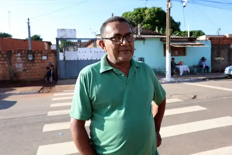 Águas Lindas de Goiás (GO), 03/10/2026 - Pedro Pereira em dia de votação das Eleições 2026, na Escola Municipal Domingos Simão de Oliveira. Foto: Valter Campanato/Agência Brasil