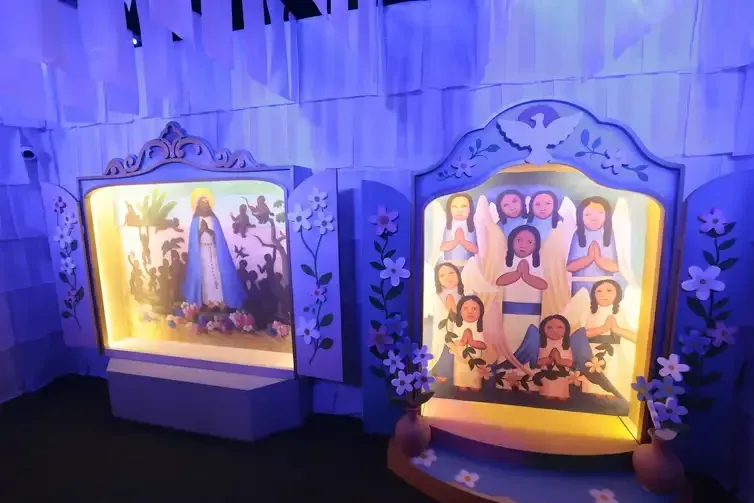 São Paulo (SP), 14/08/2026 - Exposição que celebra 140 anos do nascimento de Tarsila do Amaral.Com cerca de 40 obras projetadas em 360 graus, “O Brasil de Tarsila” inaugura o Nubank Arte Lab, novo espaço de arte imersiva no Conjunto Nacional em São Paulo. Fotos: Paulo Pinto/Agencia Brasil