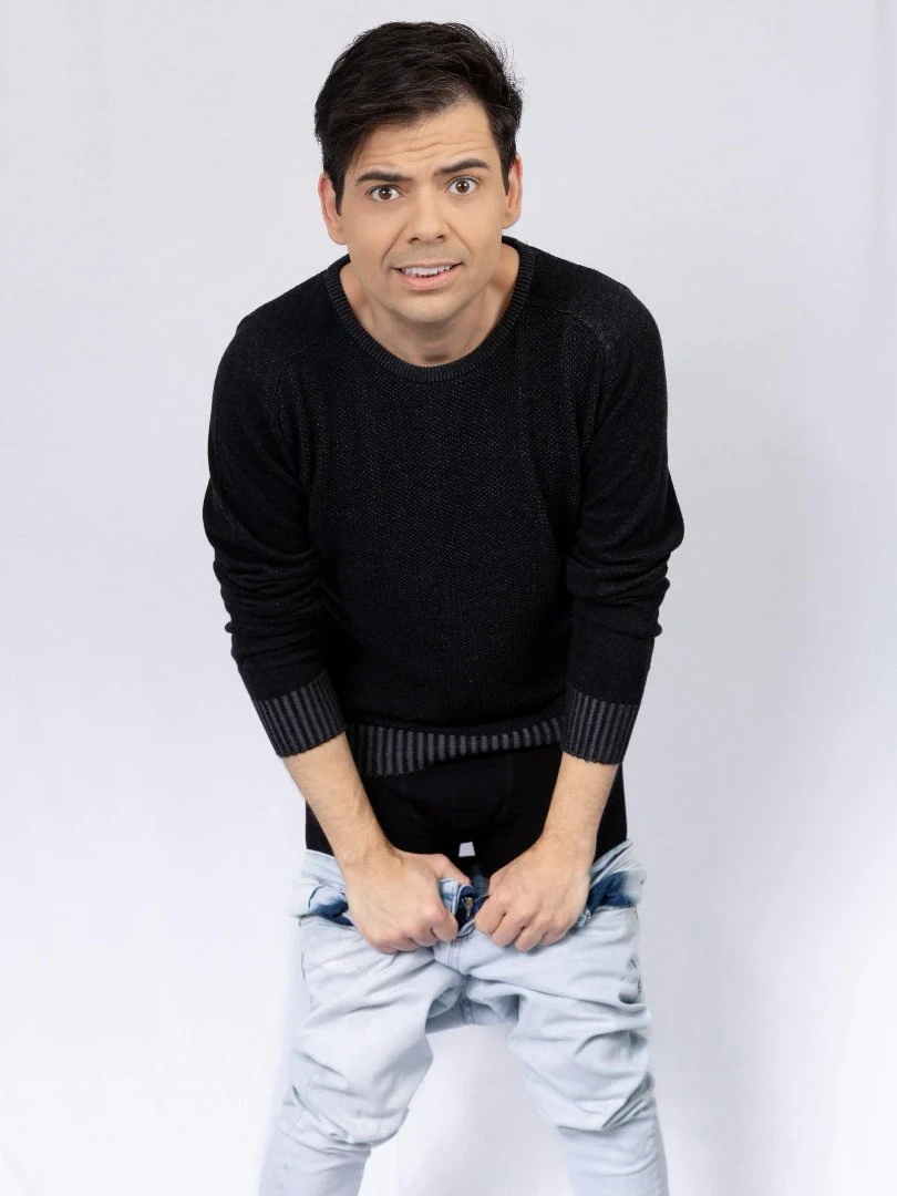 O comediante Gustavo Mendes