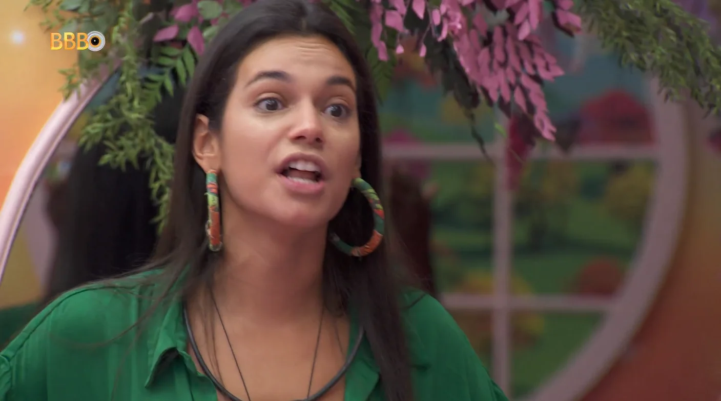 Barraco de Leidy Elin e Alane no 'BBB 24' Reprodução/Globo - 19.03.2024