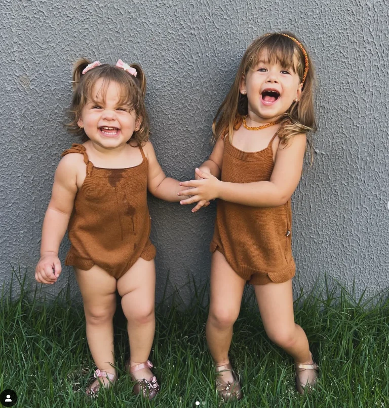 Maria Flor e Maria Alice Reprodução