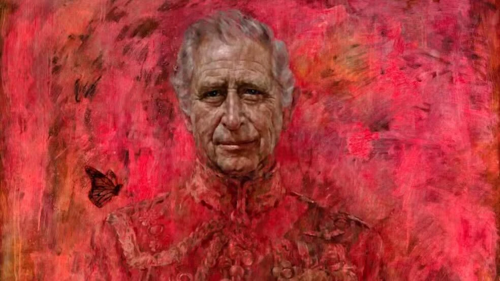 Quadro de Rei Charles III dividiu opiniões dos internautas Reprodução Instagram - 15.3.2024