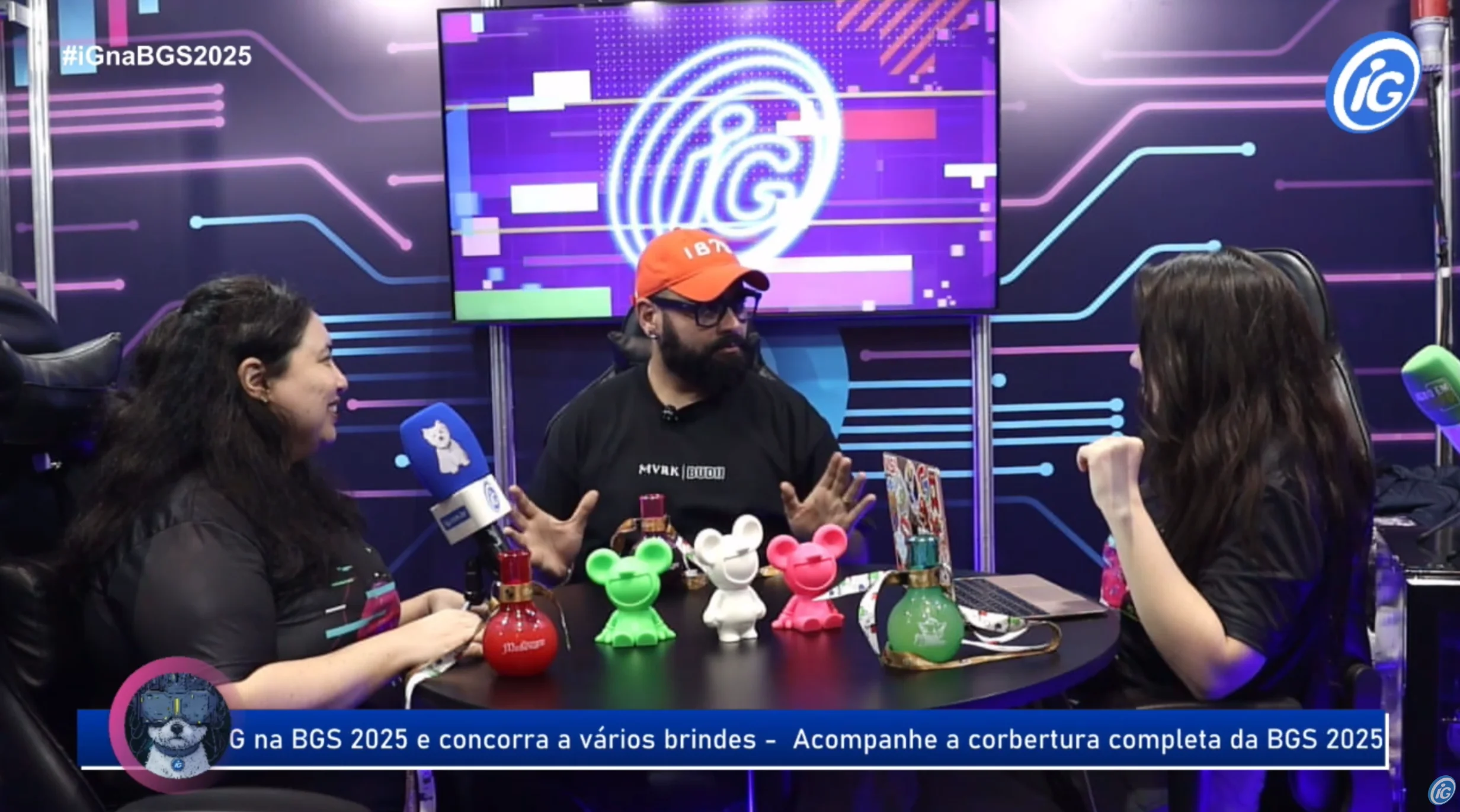 Thiago Rosinhole, criador do Budii, em entrevista ao podcast iGeek na BGS. Reprodução