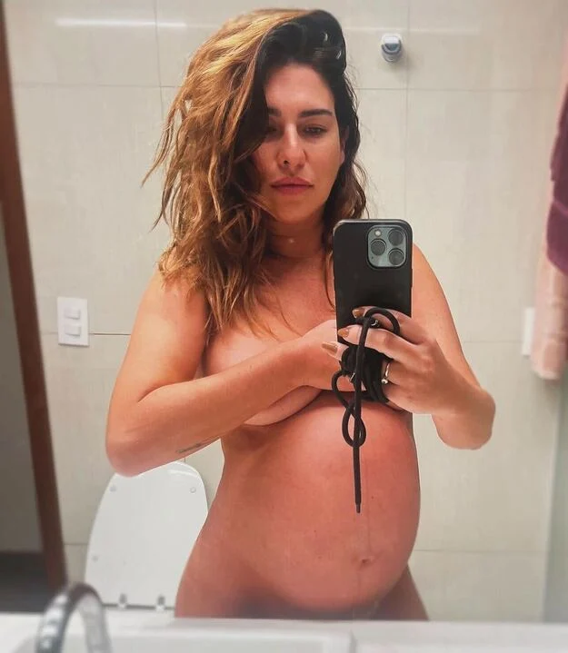 Apresentadora está nos momentos finais da gravidez  Reprodução/Instagram - 21.03.2024