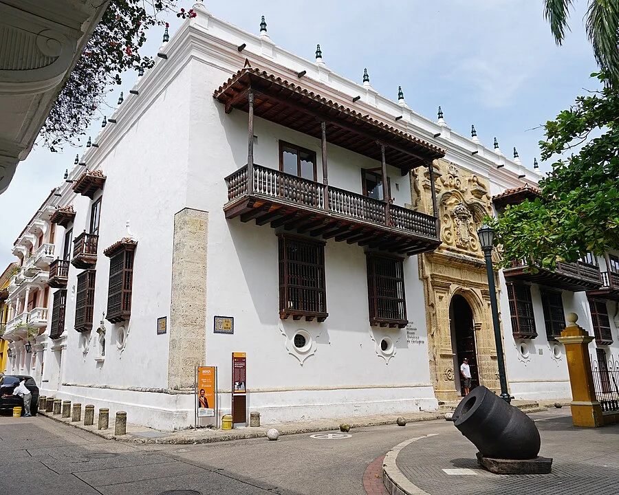 Fachada do Palácio da Inquisição, em Cartagena, na Colômbia Reprodução/Instagram 05.07.2023