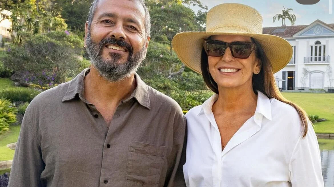 Produtores de cacau, José Inocêncio (Marcos Palmeira) e Aurora (Malu Mader) engatarão um romance Reprodução Instagram/ Fábio Rocha/ TV Globo