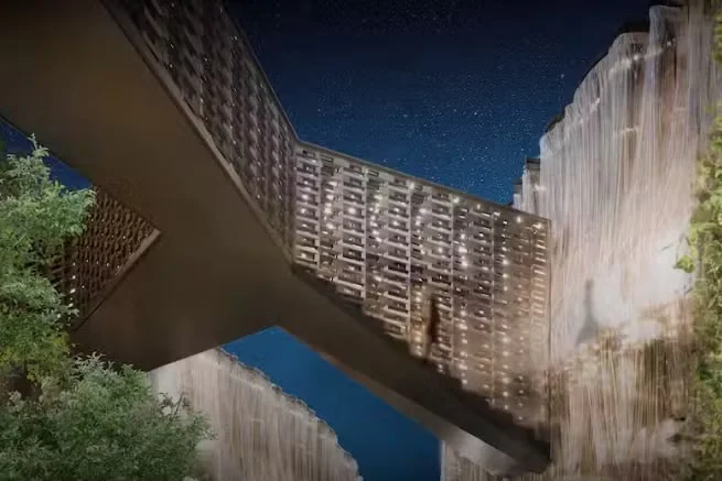 Sindalah, uma ilha futurista ultraluxuosa na Arábia Saudita Reprodução/Giles Pendleton FRICS