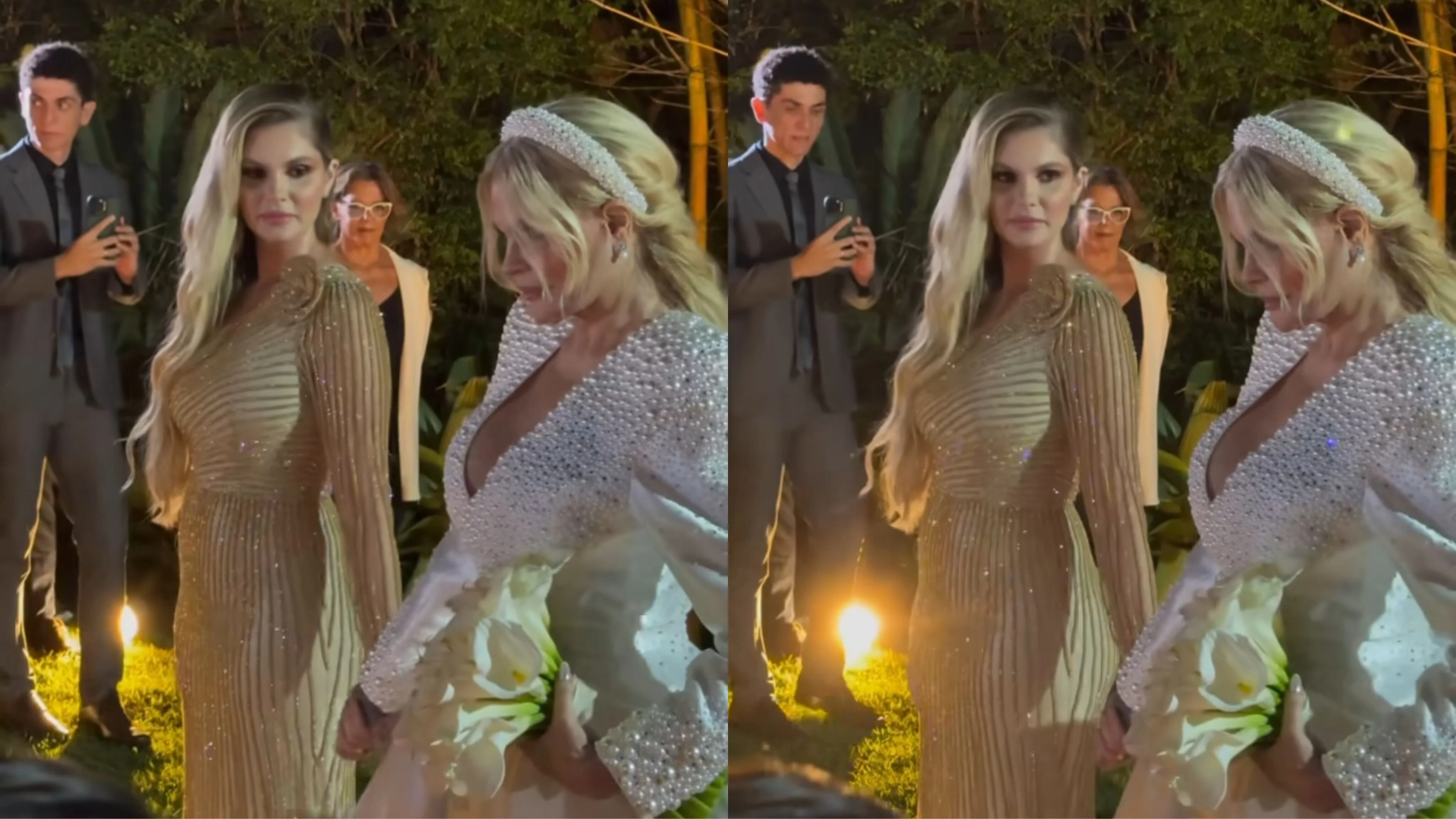Bárbara Evans leva mãe ao altar Reprodução Instagram - 17.5.2024