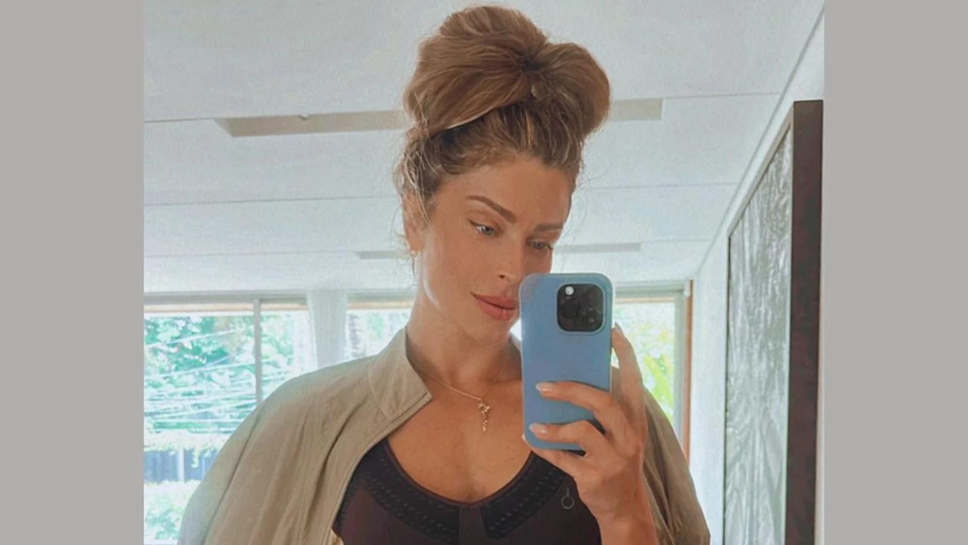 Grazi Massafera posta foto pós-treino e fãs esperam por comentário de Cauã Reymond Reprodução/Instagram