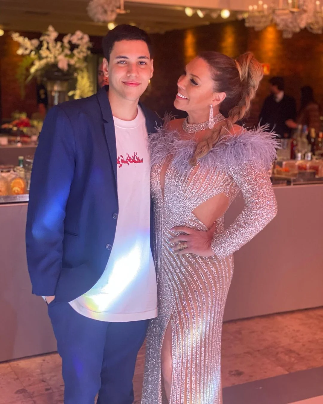 Simony com o filho Ryan Reprodução/Instagram