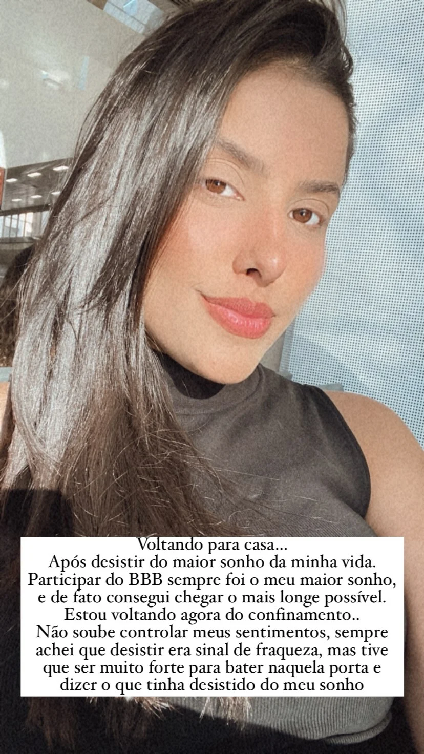 Jovem diz ter desistido de participação no Big Brother Brasil 24