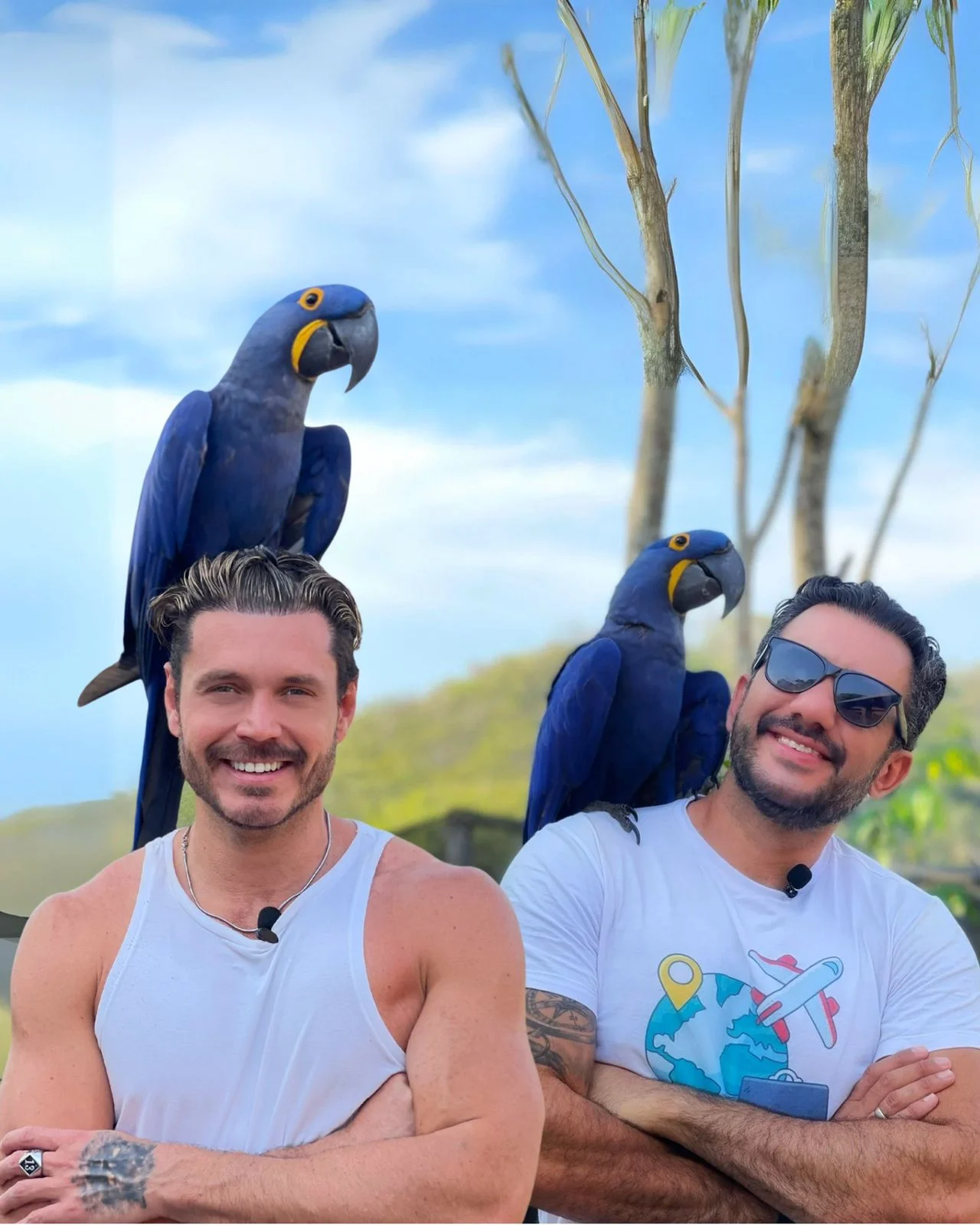 Franklin David e Vitor Vianna, da coluna Aventureiros Arquivo pessoal