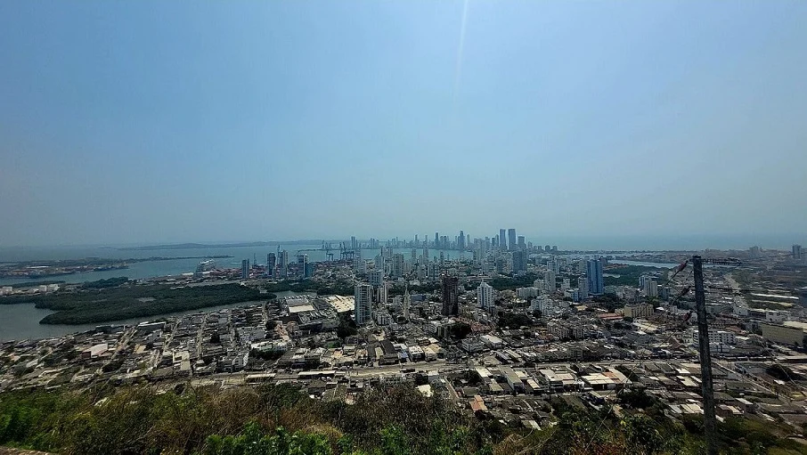 A vista do Convento Santa Cruz de La Popa, em Cartagena (Colômbia) TripAdvisor