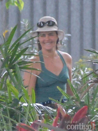 No último registro fotográfico de Ana Paula Arósio, a atriz apareceu um pouco acima do peso Reprodução
