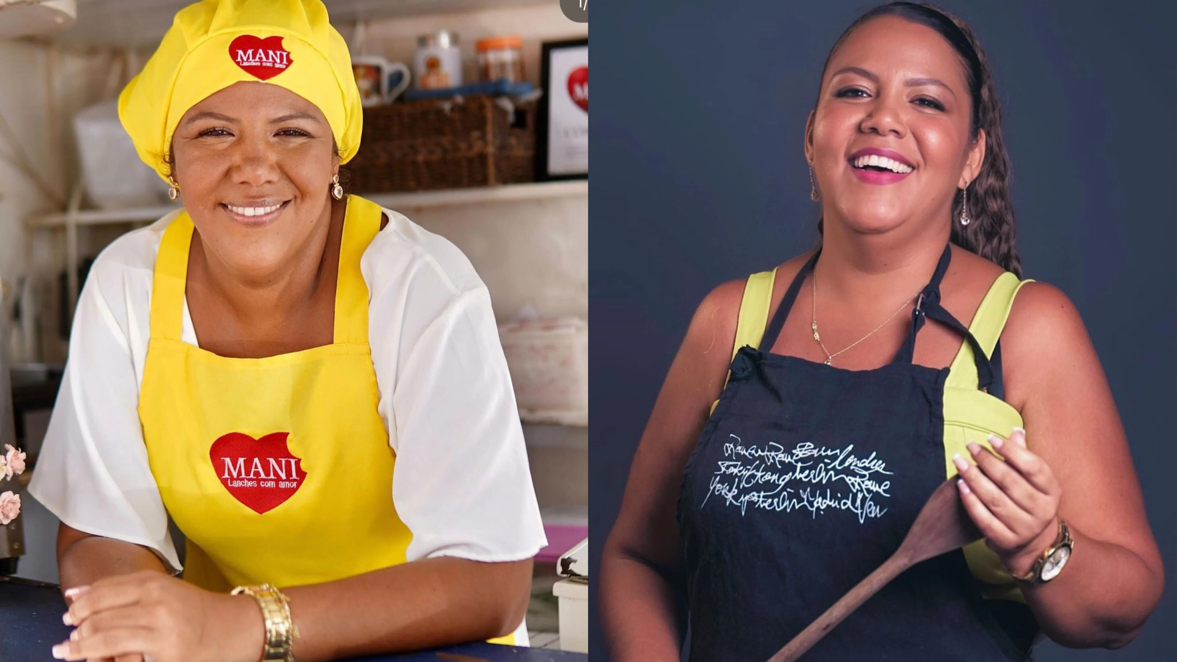 Empreendedora - Mani comanda uma barraca de lanches perto de um hospital localizado em Salvador, na Bahia. Foi trabalhando nesse ramo culinário que ela acabou conhecendo Davi Brito. Reprodução Instagram - 21.4.2024