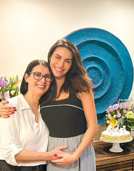  Mel Fronckowiak e a mãe Reprodução: Instagram