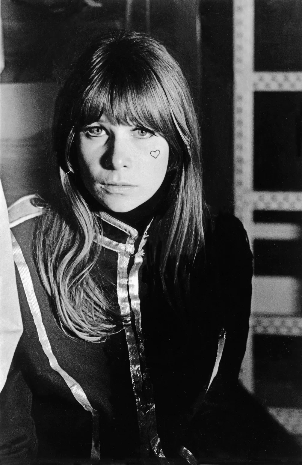 A cantora Rita Lee durante sua juventude  Reprodução
