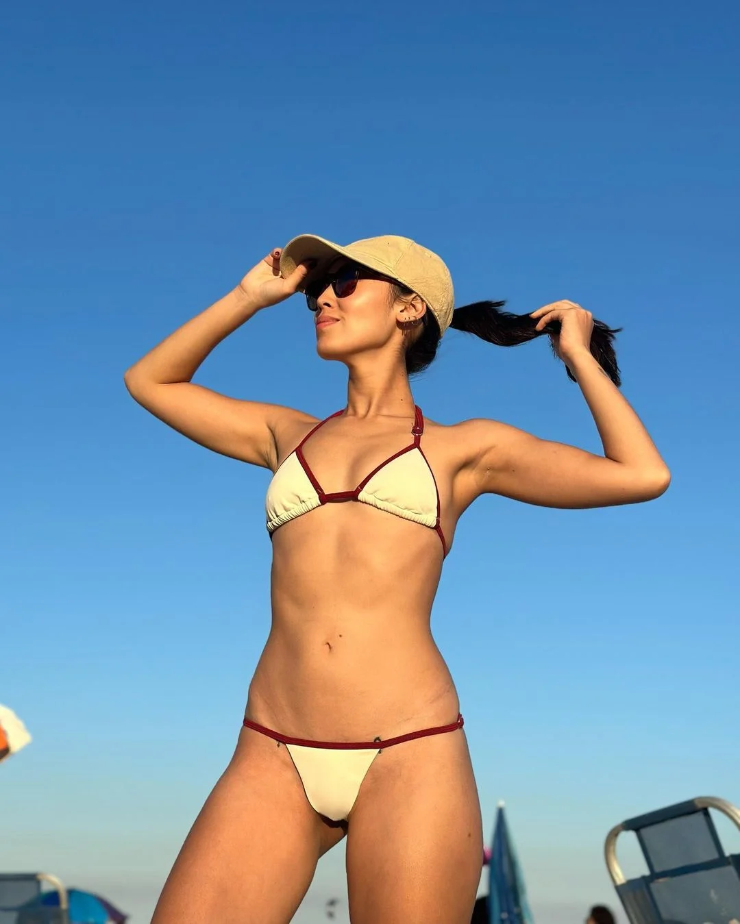 Ana posa no Instagram de biquini Reprodução/Instagram