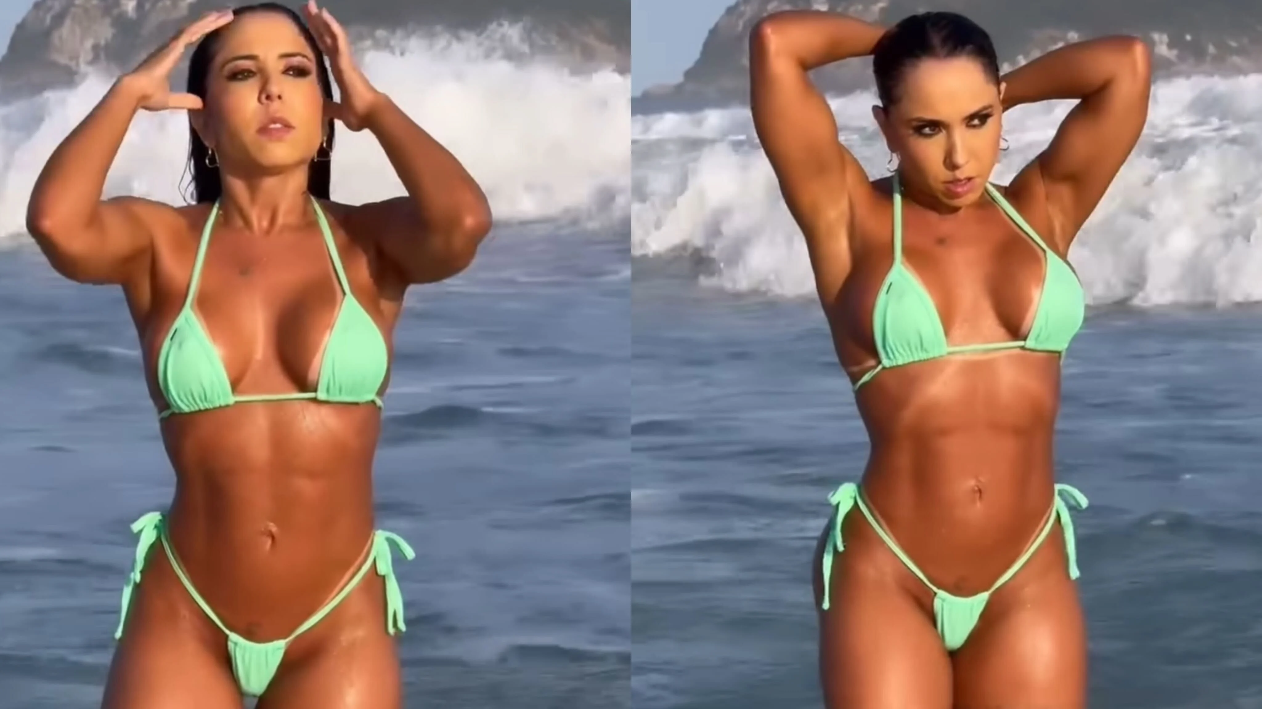 Mulher Melão posa com biquíni fio-dental Reprodução Instagram - 4.7.2024