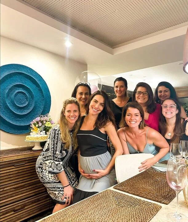  Mel Fronckowiak, família e amigos Reprodução: Instagram