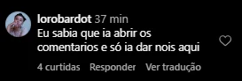 Comentários na publicação da contagem regressiva do Oscar  Instagram