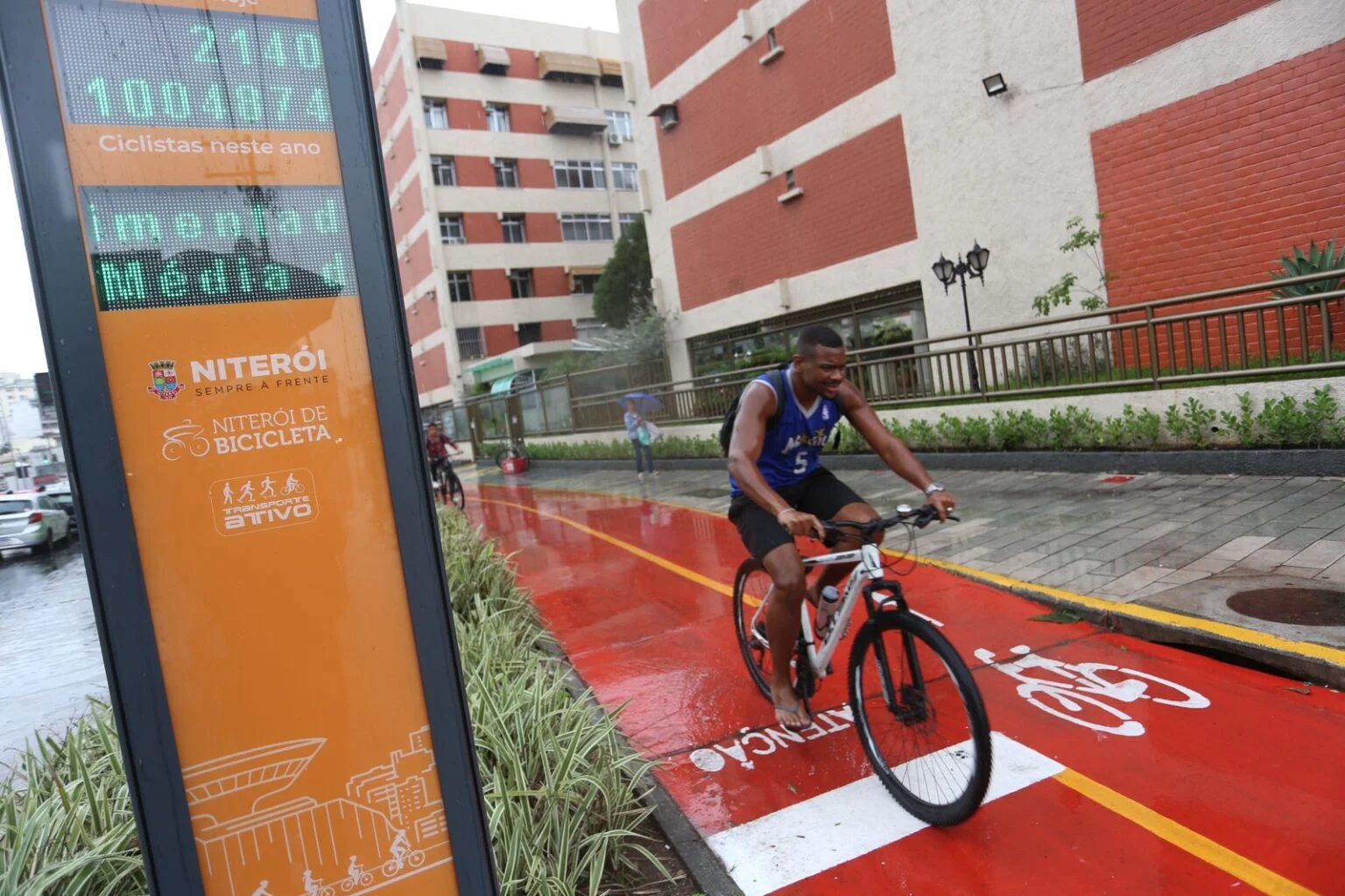 Ciclovia de Niterói. Foto: Divulgação Prefeitura de Niterói