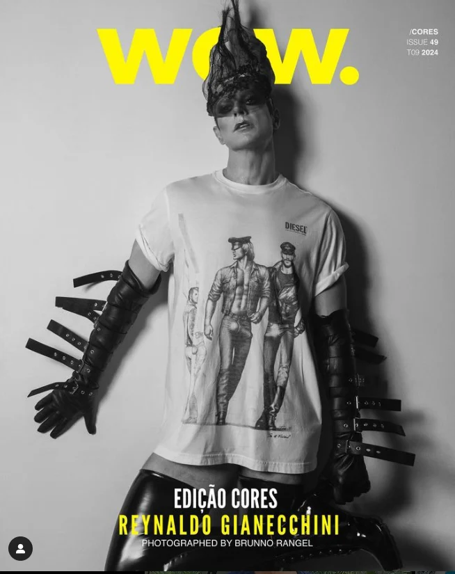 Reynaldo Gianecchini para a Revista WOW Reprodução/Revista WOW
