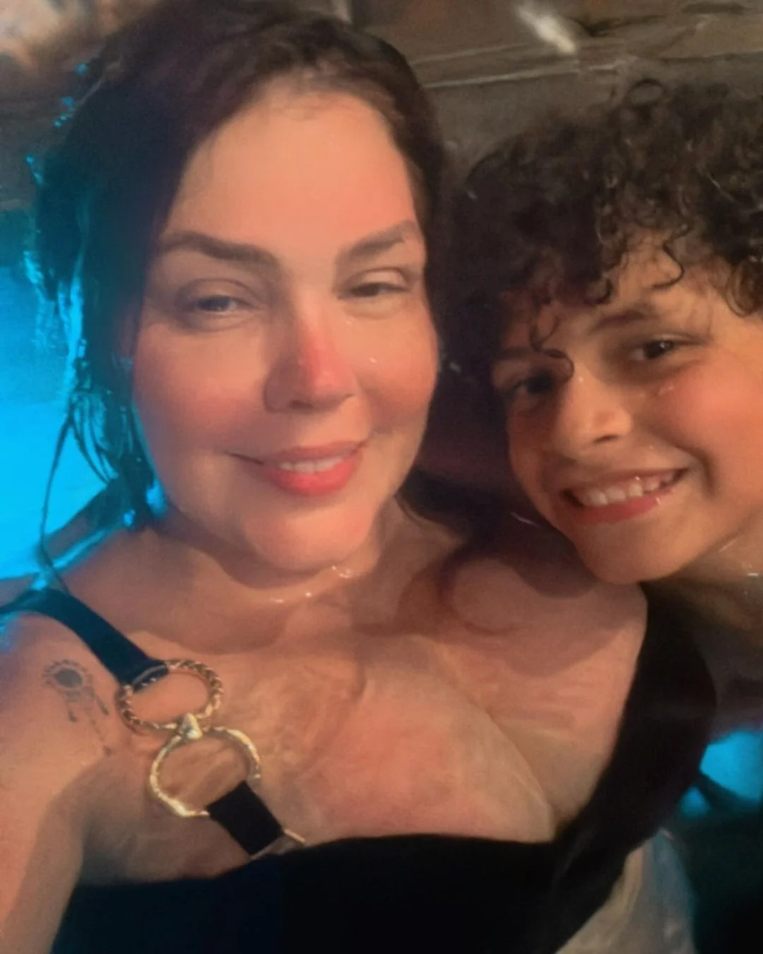 Simony com o filho Anthony Reprodução/Instagram