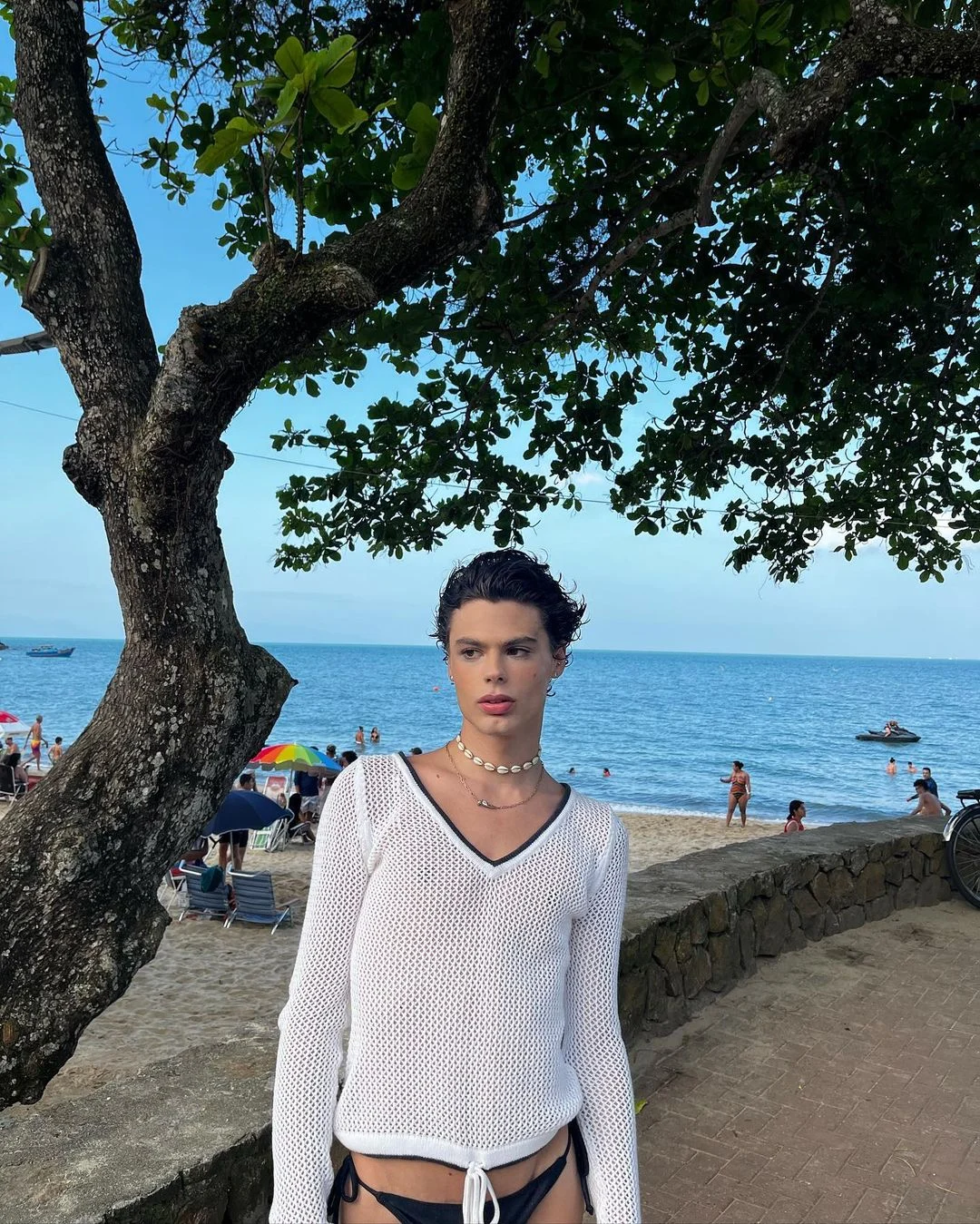 Luigi Tomé, de 20 anos, é gay assumido e tem uma irmã gêmea, Adriana Reprodução/Instagram