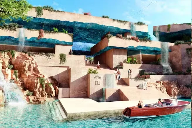 Sindalah, uma ilha futurista ultraluxuosa na Arábia Saudita Reprodução/Giles Pendleton FRICS