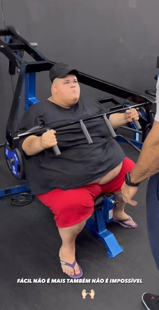 Com 339kg, Gordão da Xj perde 30kg em dois meses e pode ganhar casa Reprodução/Instagram