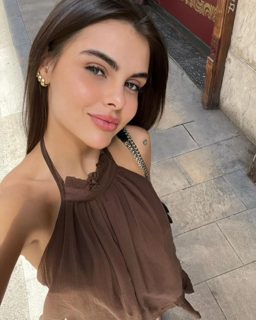 Amanda Kimberly, em selfie publicada no Instagram Reprodução
