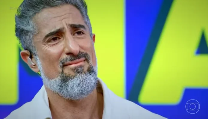 Marcos Mion se emociona com homenagens da família Divulgação/Globo