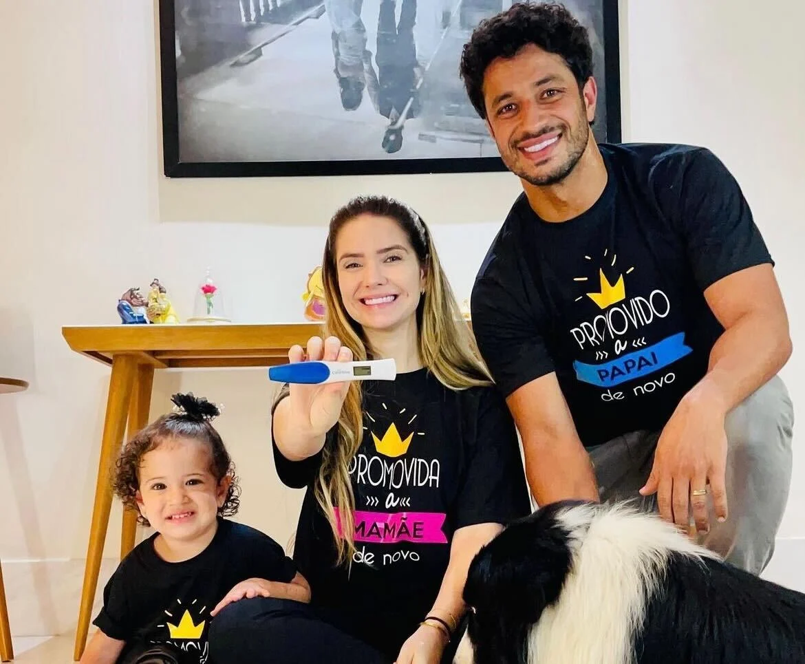 Camila Campos está à espera da segunda filha, Sophia, fruto do casamento com o ex-jogador Léo Reprodução Instagram - 12.7.2024