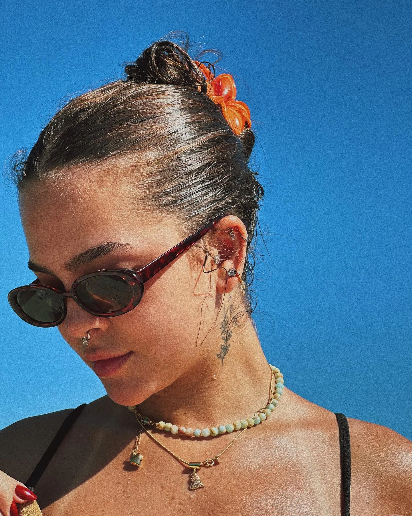 Mel Maia ostenta corpo sarado em dia de piscina; veja fotos Reprodução/Instagram