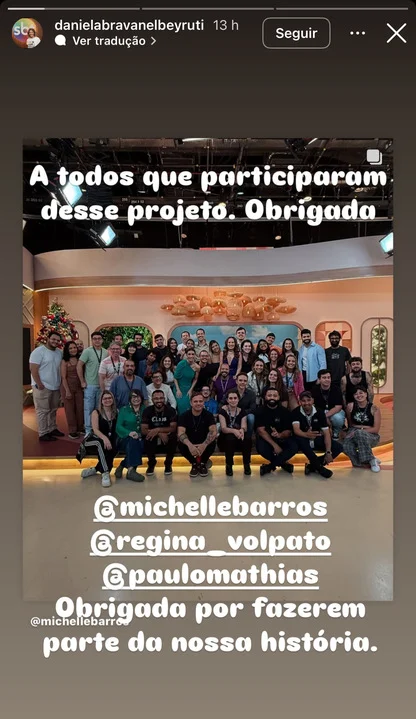 Stories de Daniela Beyruti Reprodução: Instagram
