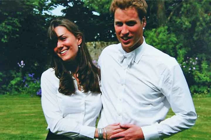 Antes de fazer parte da família Windsor, trabalhou como garçonete enquanto estudava História da Arte na Universidade de St. Andrews, onde conheceu o príncipe William. Reprodução: Flipar
