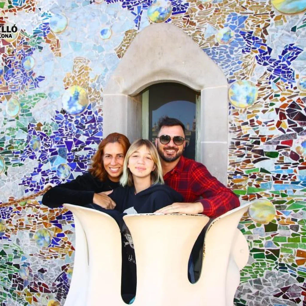 Patrícia Papp em suas viagens com a família (Arquivo Pessoal)