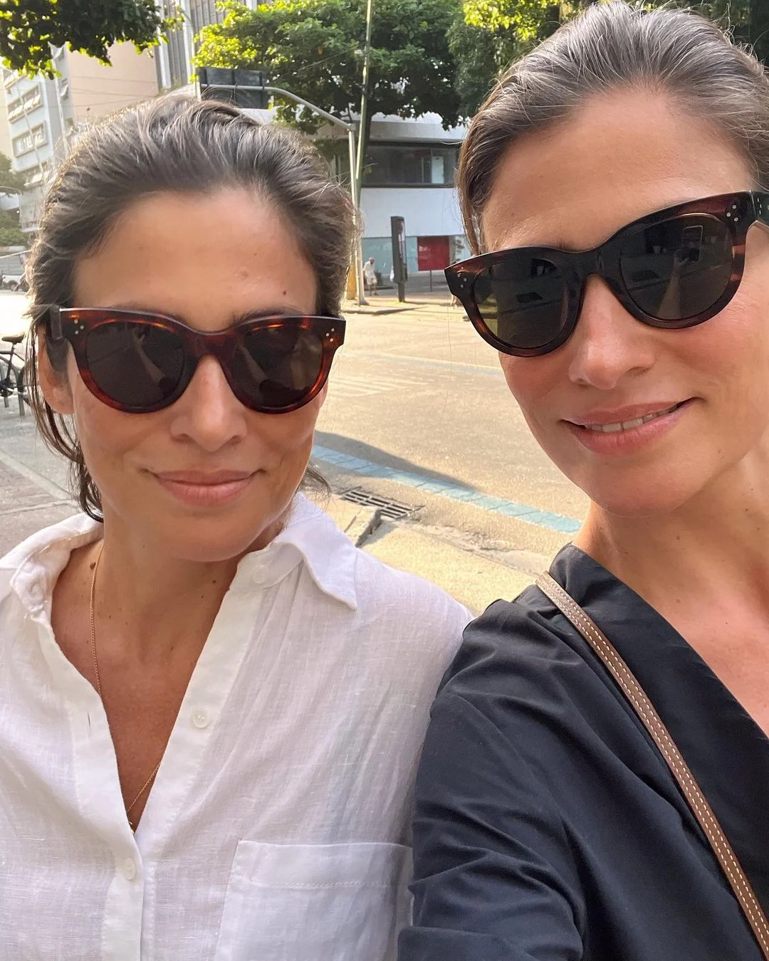 Renata Vasconcellos e Lanza Mazza impressionam os seguidores pela semelhança Reprodução/Instagram