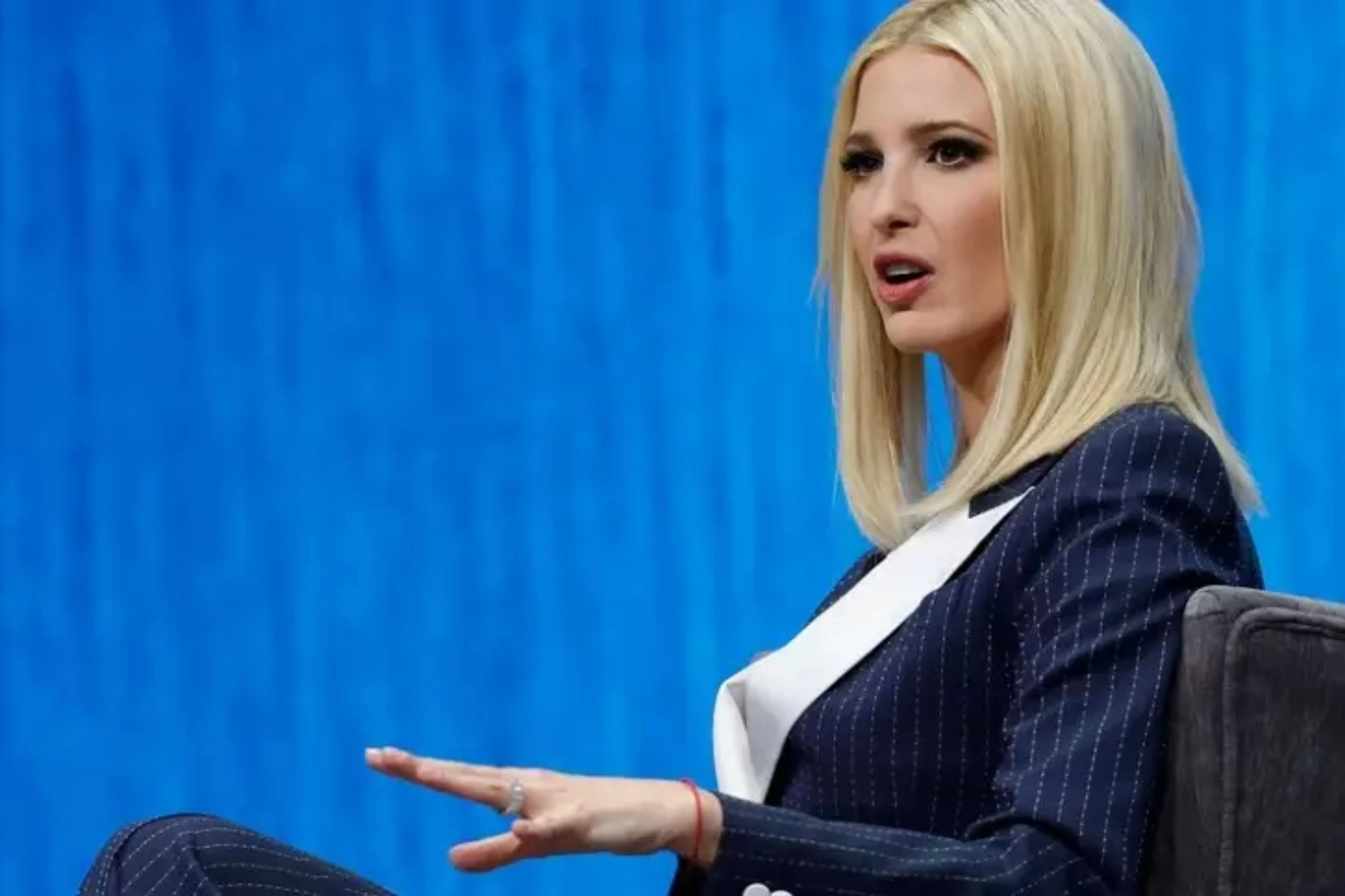 Ivanka Trump: Empresária e autora americana, filha do ex-presidente dos EUA, Donald Trump. Ela serviu como assessora sênior na Casa Branca durante a presidência de seu pai. Reprodução