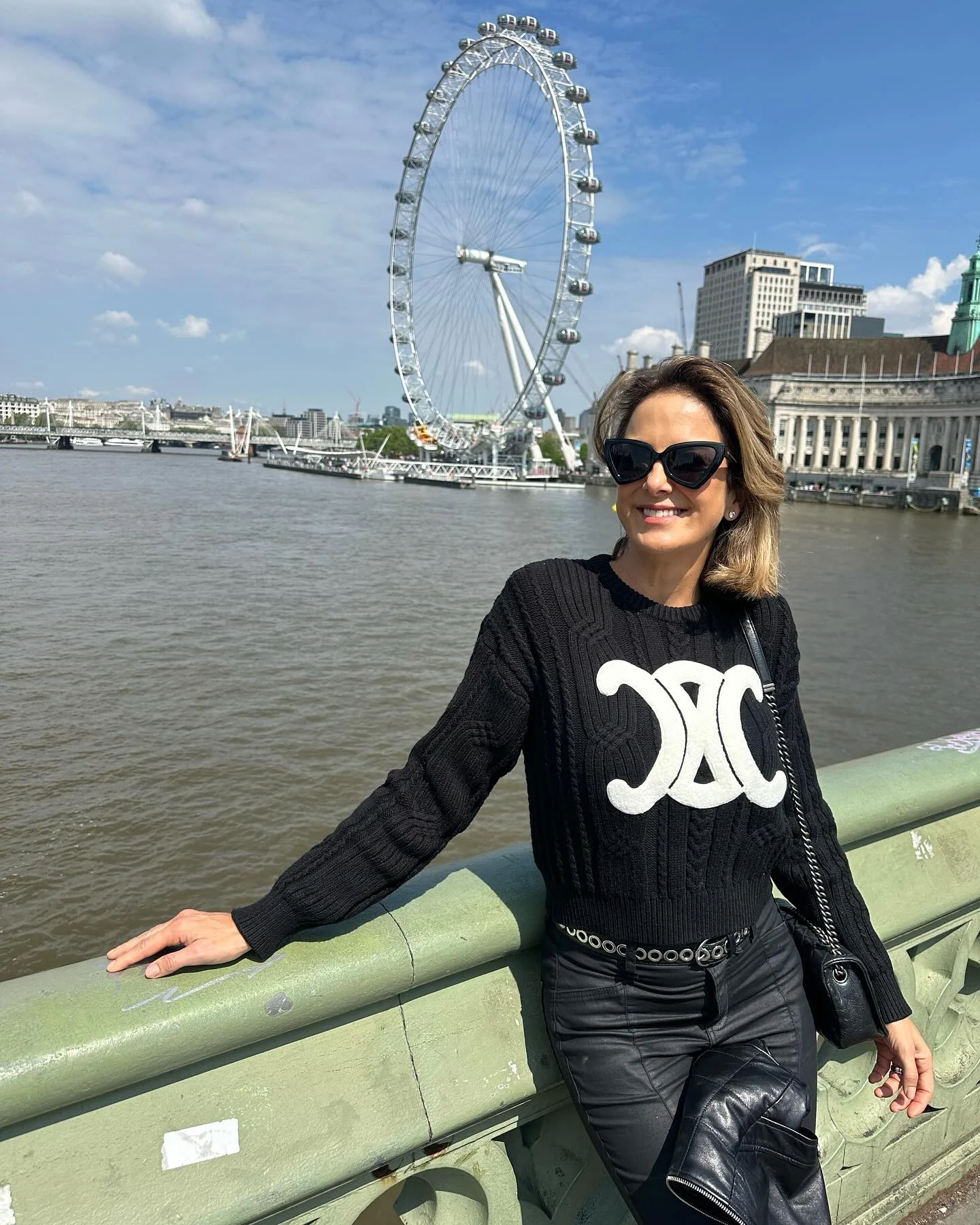 Ticiane Pinheiro em Londres Reprodução/Instagram
