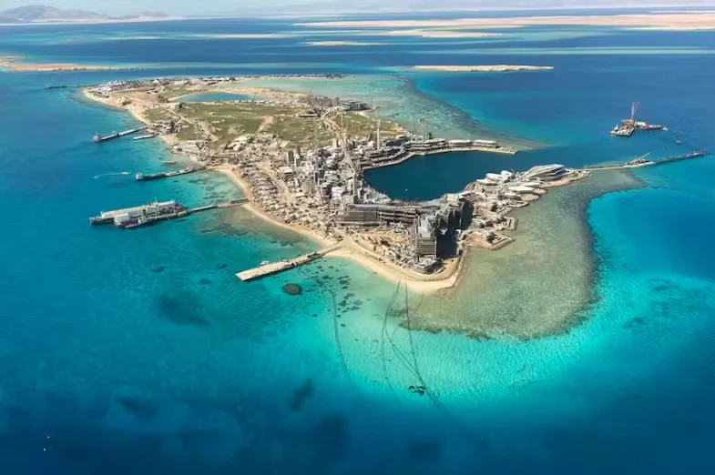 Sindalah, uma ilha futurista ultraluxuosa na Arábia Saudita Reprodução/Giles Pendleton FRICS
