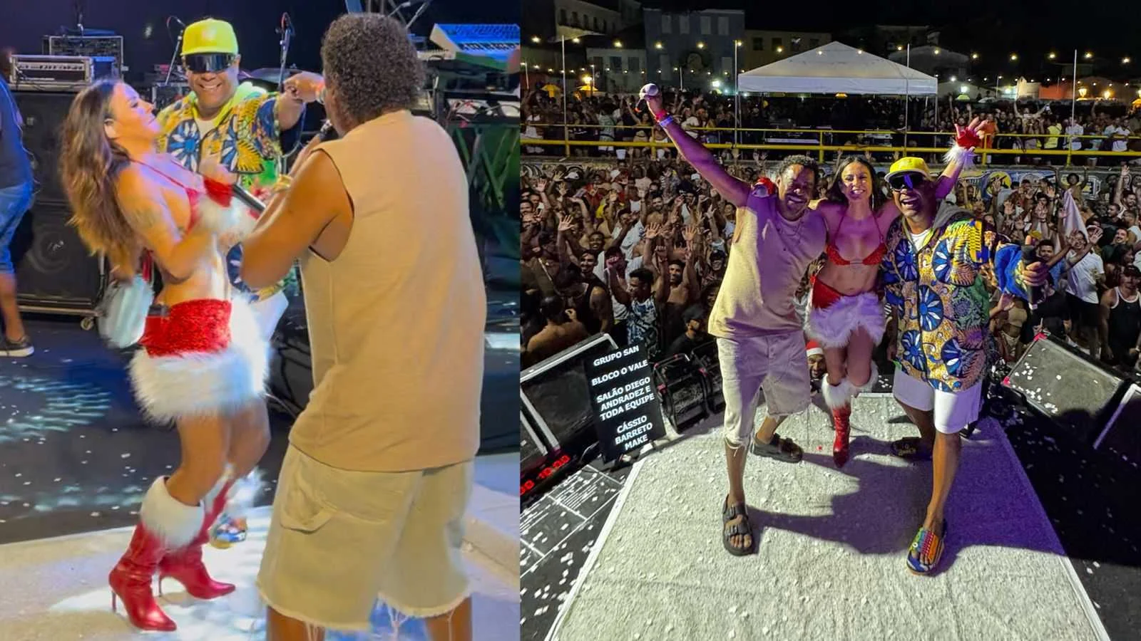 Alinne Rosa em show na Bahia Divulgação