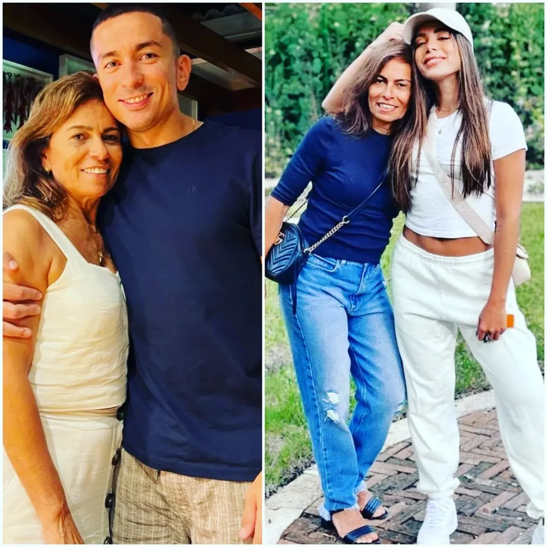 Miriam Macedo, ao lado dos filhos Anitta e Renan Machado Reprodução/Instagram