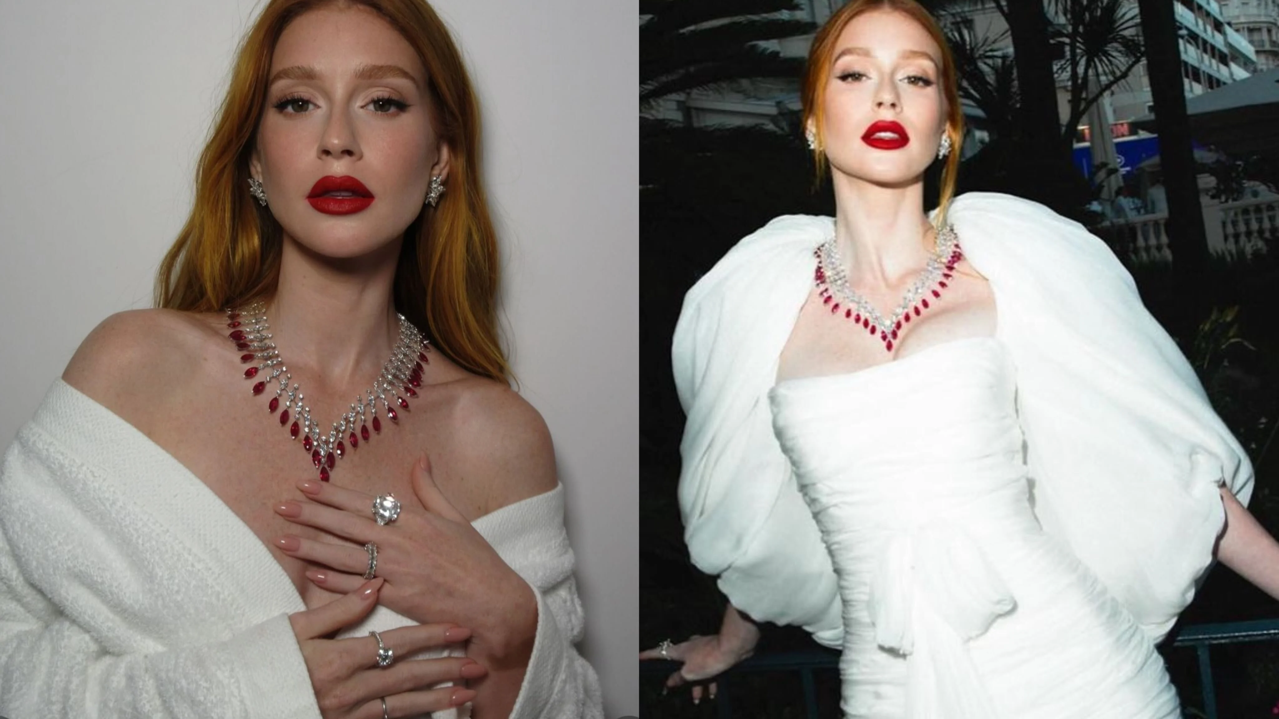 Marina Ruy Barbosa posa com joia de rubi Reprodução Instagram - 23.5.2024