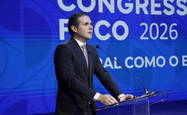 Presidente da Câmara dos Deputados, Hugo Motta (Republicanos-PB), na cerimônia do Prêmio Congresso em Foco 2026.