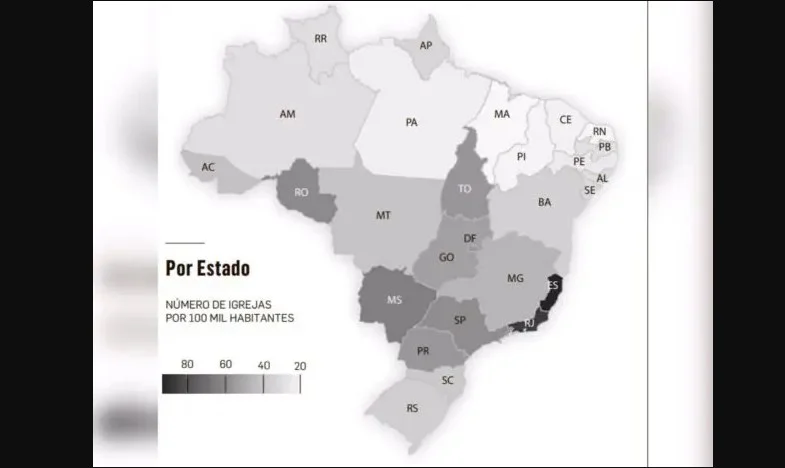 MS é o terceiro estado com maior quantidade de igreja evangélica MS é o terceiro em número de igrejas evangélicas, diz estudo nacional