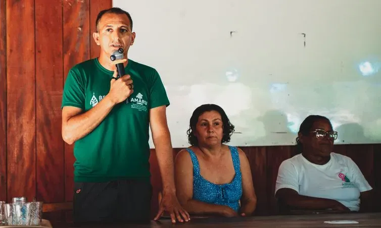 Lucas Bonny/FAS Amazonas 27/07/2026 - Projeto leva atendimento médico a comunidades ribeirinhas do Amazonas. (Francisco Solivan, presidente da Associação dos Moradores Agroextrativistas da Reserva de Desenvolvimento Sustentável Uacari (Amaru). Crédito: Lucas Bonny/FAS