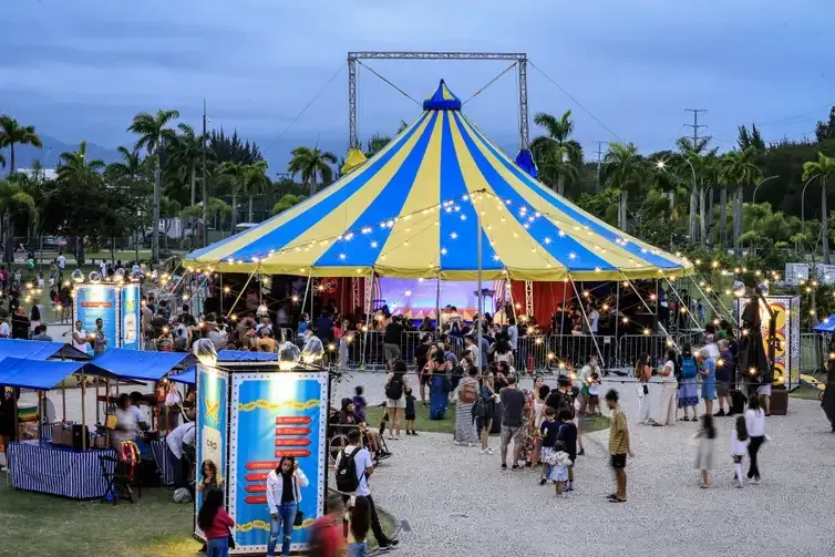 Ratão Diniz/Divulgação Rio de Janeiro (RJ), 12/10/2025 - O Museu do Pontal celebra o Dia da Criança e os 3 anos de sua nova sede, na Barra da Tijuca, com uma maratona circense. O Festival de Circo no Museu do Pontal terá espetáculos e performances do mundo do picadeiro, apresentações musicais, brincadeiras e oficinas. Foto: Ratão Diniz/Divulgação